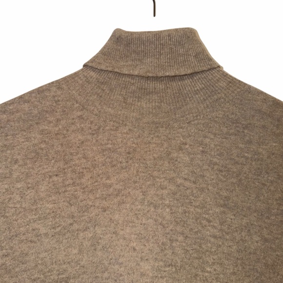 Ralph Lauren Purple Label Tan Wool Cashmere Knit Sweater Dress Size Medium NWT - Picture 5 of 13